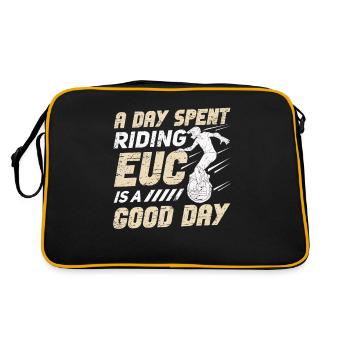 Euc E-unicycle Electric Unicycle - Retro Bag - black/gold - Back