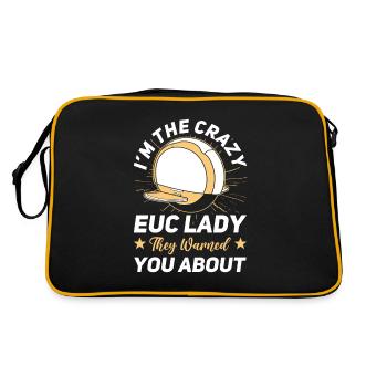 Euc E-unicycle Electric Unicycle - Retro Bag - black/gold - Back