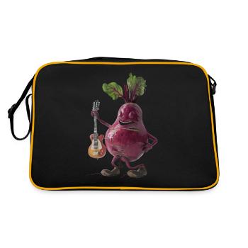 Beetroot Guitar - Retro Bag - black/gold - Back