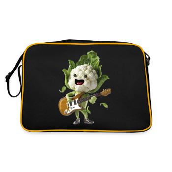 Cauliflower Guitar - Retro Bag - black/gold - Back