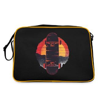 Planche à roulettes Sunset Style Rétro - Sac Retro - noir/or - Dos
