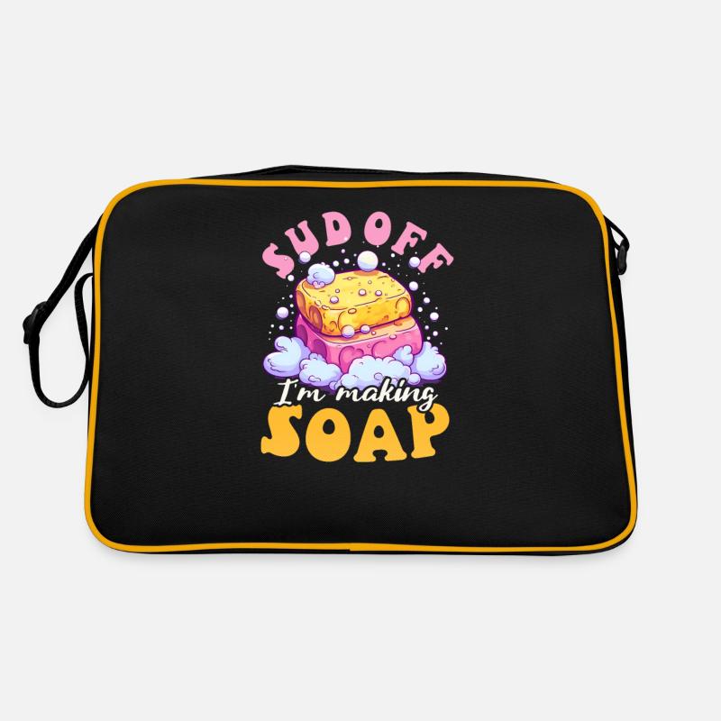 Seife machen Sud Aus Ich mache Seife Retro Tasche