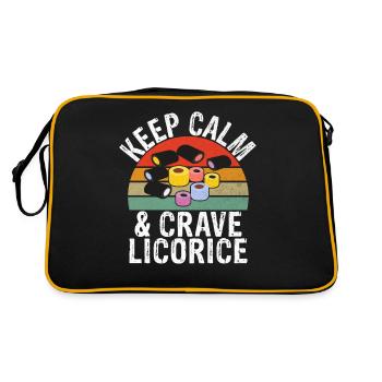 Licorice Gifts - Retro Bag - black/gold - Back