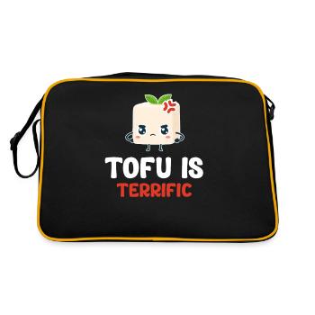 Le tofu est excellent. Asiatique - Sac Retro - noir/or - Dos