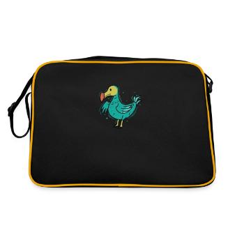 Dodo Oiseaux Ile Maurice - Sac Retro - noir/or - Dos