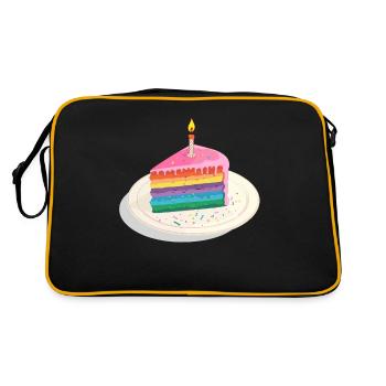 Anniversaire Naissancegay Naissance-gay Gay Gay - Sac Retro - noir/or - Dos