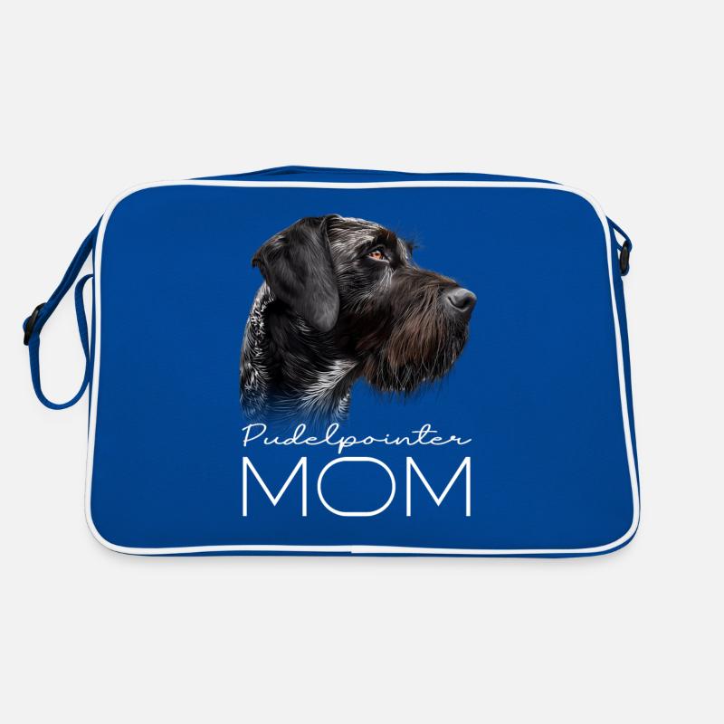 Pudelpointer Mama Retro Tasche