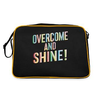 Surmonter et faire briller la motivation - Sac Retro - noir/or - Dos