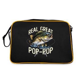 Moulinet de pêche à l’achigan Great Pop - Pop achigan à grande bouche - Sac Retro - noir/or - Dos