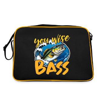 Pêche à l’achigan You Wise Bass Pêcheurs à la mouche - Sac Retro - noir/or - Dos