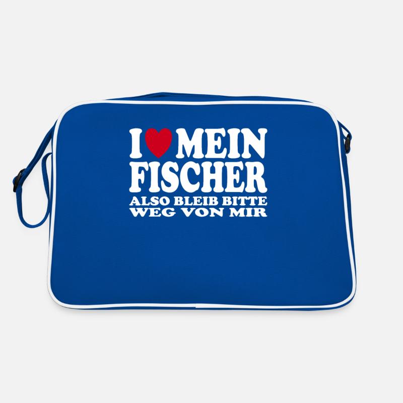 J’aime mon pêcheur, alors s’il vous plaît, restez loin de moi Sac Retro