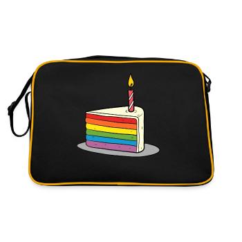 Anniversaire Naissancegay Naissance-gay Gay Gay - Sac Retro - noir/or - Dos