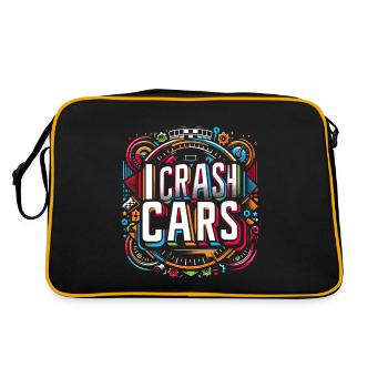 I Crash Cars 11 - Retro Bag - black/gold - Back