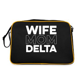 Sororité Soroitas Delta Mama - Sac Retro - noir/or - Dos