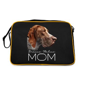 Bracco Italiano Mama - Sac Retro - noir/or - Dos