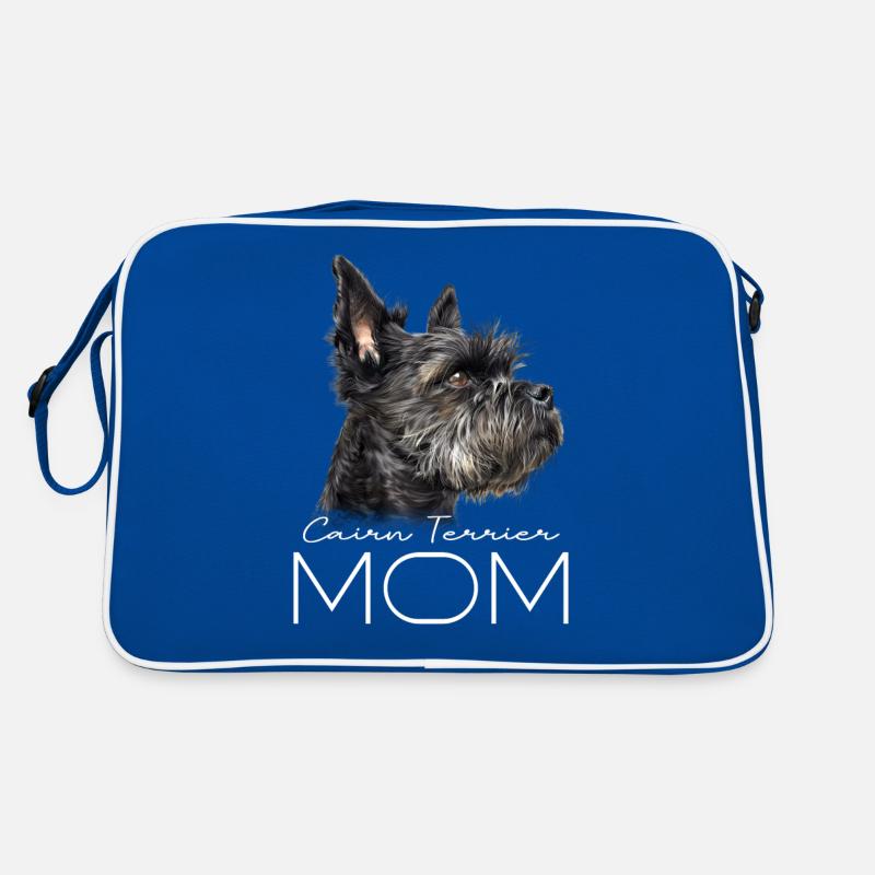 Cairn Terrier Mama Retro Tasche