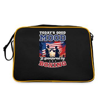 Boxing Good Mood By Boxing - Retro Bag - black/gold - Back