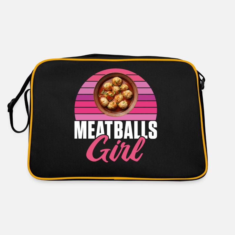 Cadeaux pour les amateurs de boulettes de viande Sac Retro