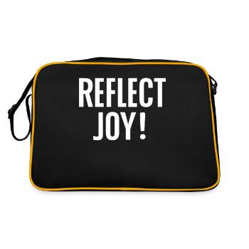 Reflect Joy - Montrez votre joie - Sac Retro - noir/or - Dos