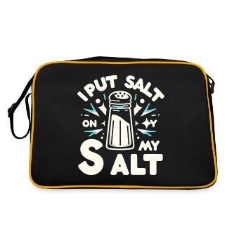J’ai mis du sel sur mon sel 5 - Sac Retro - noir/or - Dos