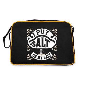 J’ai mis du sel sur mon sel 6 - Sac Retro - noir/or - Dos