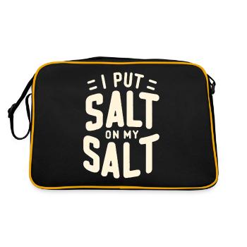 J’ai mis du sel sur mon sel 8 - Sac Retro - noir/or - Dos