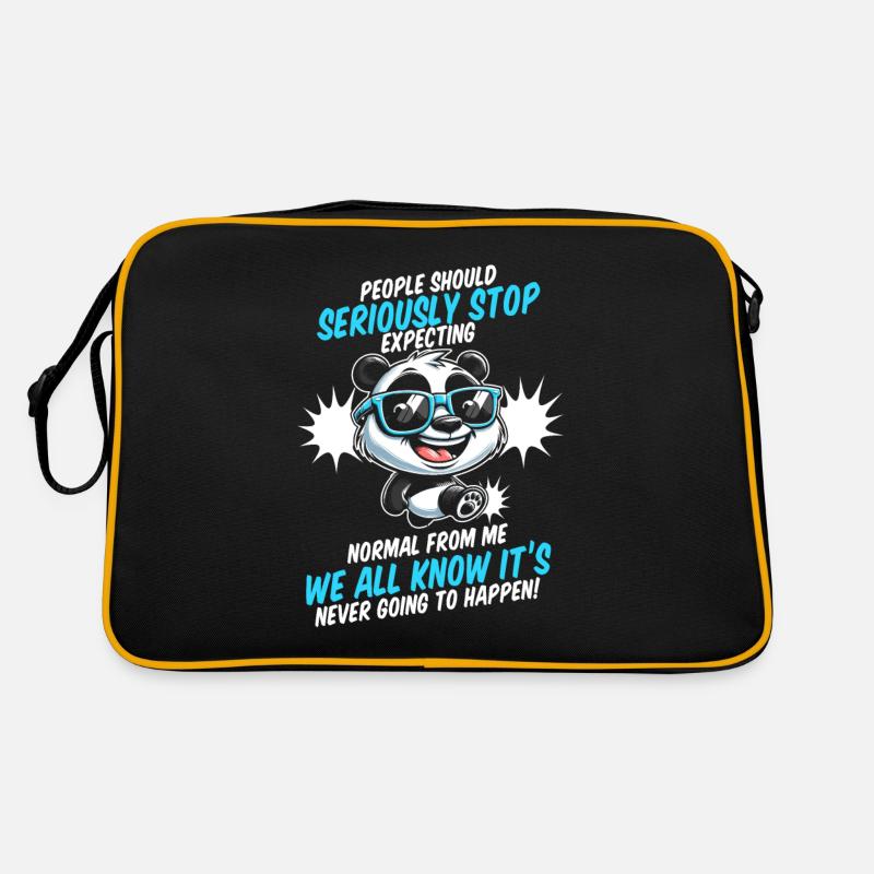 Giant Panda Panda Bear Retro Bag