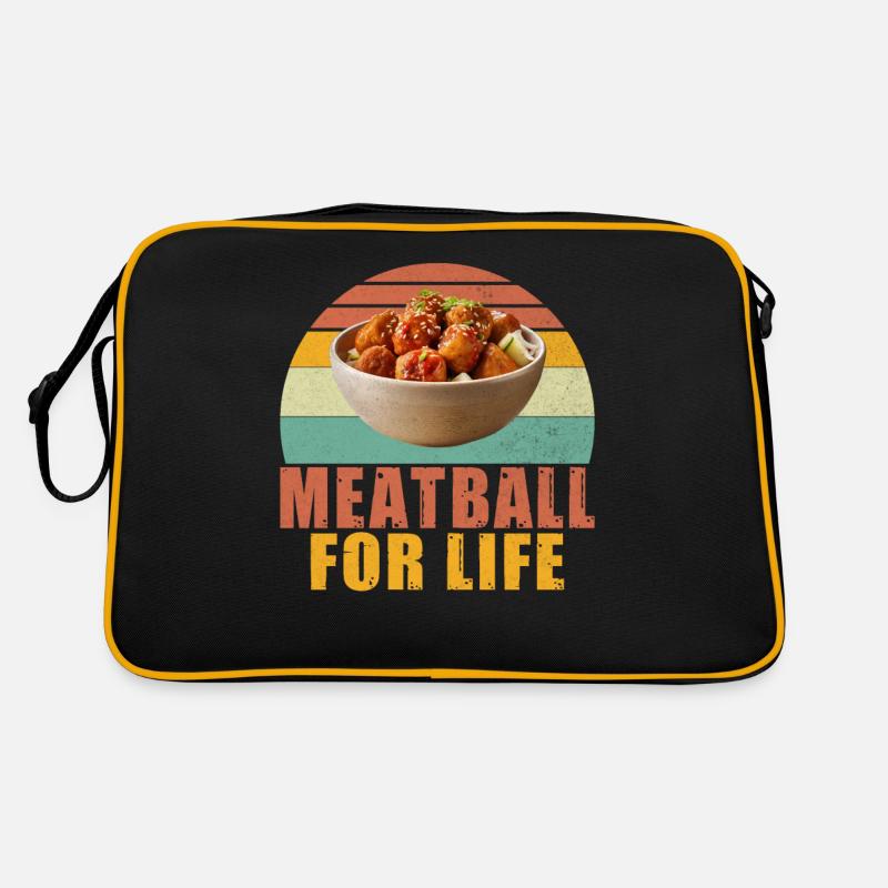 Cadeaux pour les amateurs de boulettes de viande Sac Retro