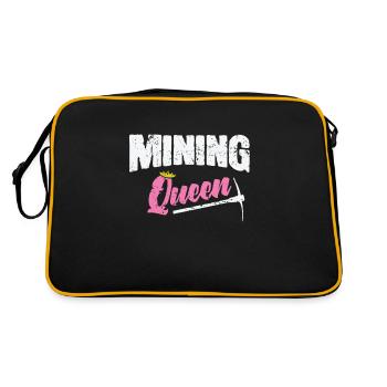 Reine de l’exploitation minière - Sac Retro - noir/or - Dos