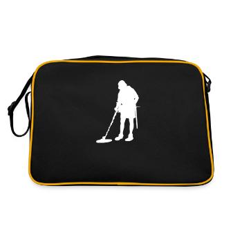 Outil de recherche de sonde - Sac Retro - noir/or - Dos