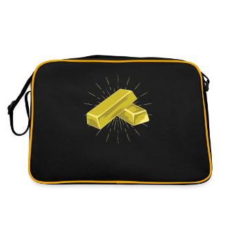 Lingots d’Aurum Investment - Sac Retro - noir/or - Dos