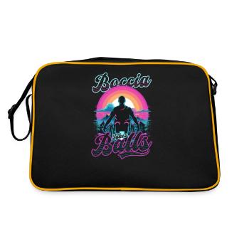 Boccia Player Boccia Takes Balls - Retro Bag - black/gold - Back