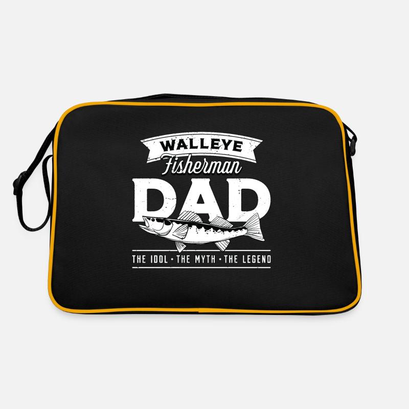 Papa pêcheur de doré L’idole Le mythe Pêcheurs Sac Retro