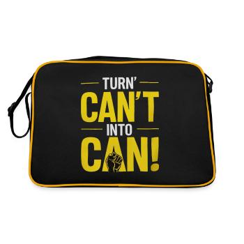 Ne convertissez pas la boîte en boîte en boîte par - Sac Retro - noir/or - Dos