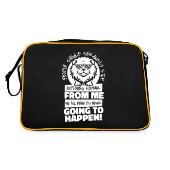 Chow Chow - Retro Bag - black/gold - Back