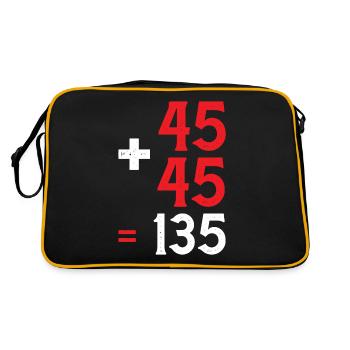 45 + 45 = 135 28 - Retro Bag - black/gold - Back