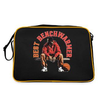 Meilleur chauffe-paillasse 12 - Sac Retro - noir/or - Dos