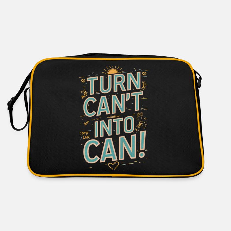 Transformez la canette en canette de motivation Sac Retro