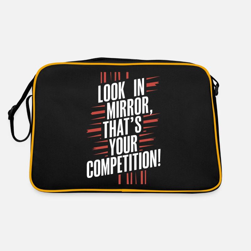 Miroir Miroir Message de motivation Sac Retro