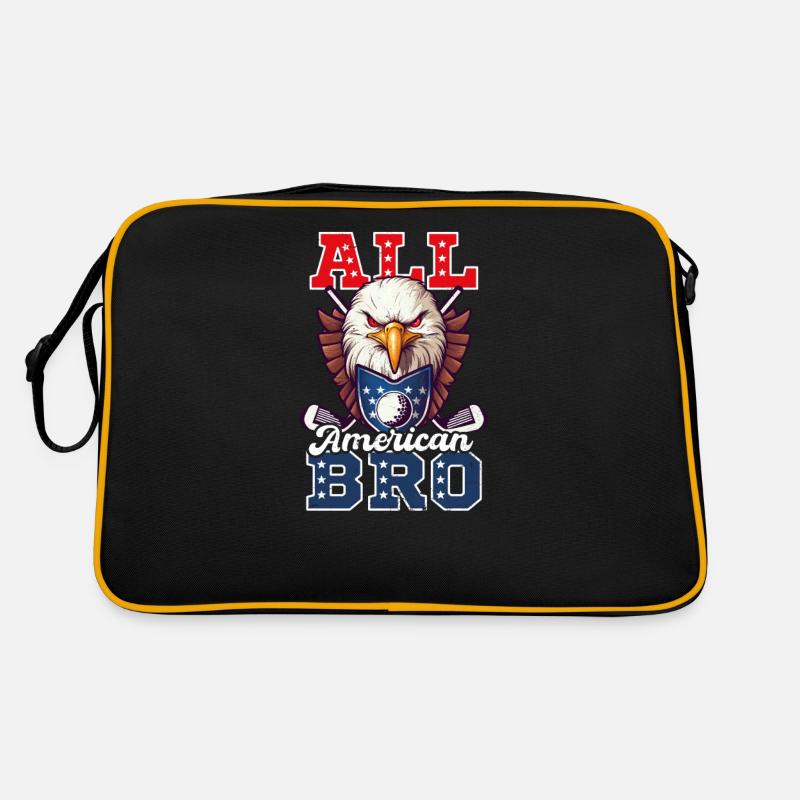 4 juillet Golf All American Bro Eagle Sac Retro