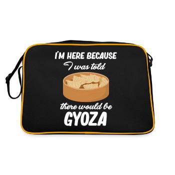 I am here because I was told that - Retro Bag - black/gold - Back