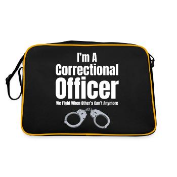 I am a correctional officer whom we - Retro Bag - black/gold - Back