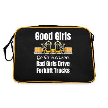 Les bonnes filles vont au paradis, les mauvaises filles - Sac Retro - noir/or - Dos