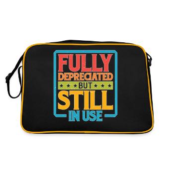 Fully Depreciated But Still In Use 30 - Retro Bag - black/gold - Back