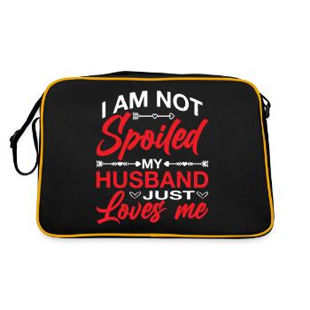 Je ne suis pas gâtée, mon mari m’aime 10 - Sac Retro - noir/or - Dos