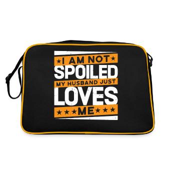 Je ne suis pas gâtée, mon mari m’aime 11 - Sac Retro - noir/or - Dos