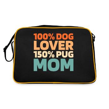 Chien Carlin - Sac Retro - noir/or - Dos