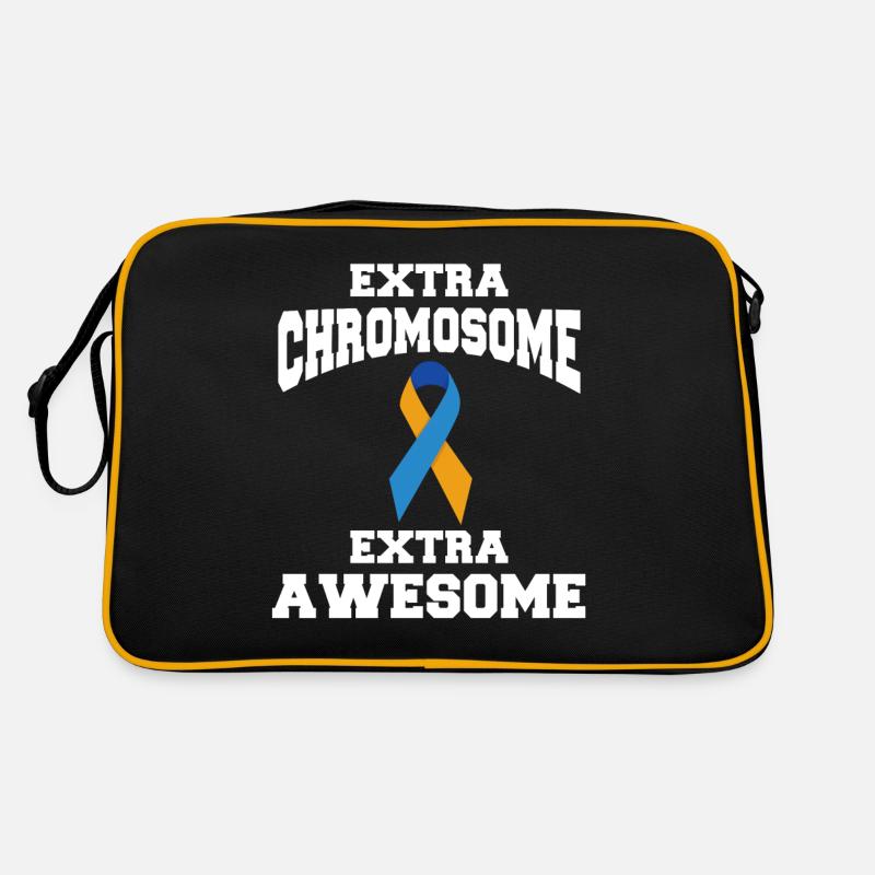 Extra Chromosome Extra Awesome Down Syndrome Retro Bag