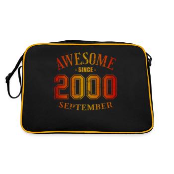 September 2000 - September Awesome Birthday - Retro Bag - black/gold - Back