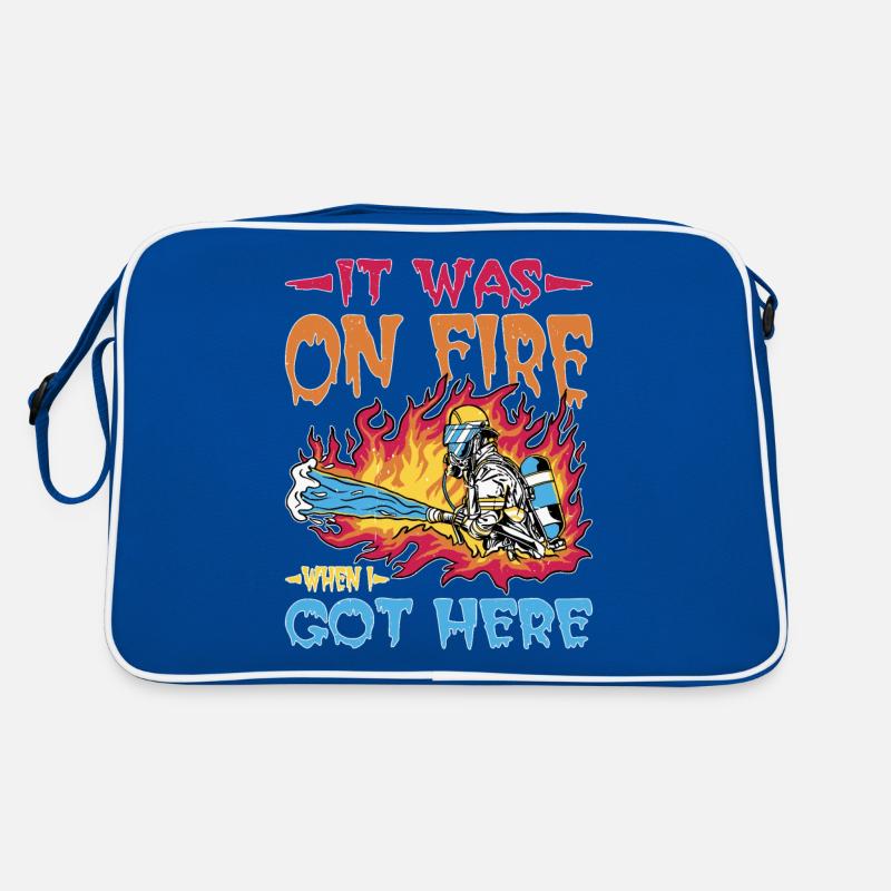 It Was On Fire When I Got Here 17 Retro Tasche